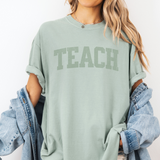 green on green teach tee