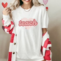 valentines teach tee