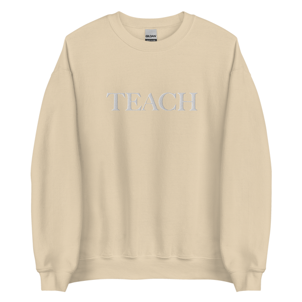 TEACH Embroidered Sweatshirt