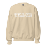 checkered teach sweatshirt