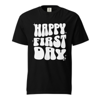 happy first day of school tee (white print)