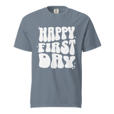 happy first day of school tee (white print)