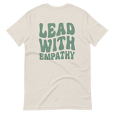 lead with empathy pocket tee