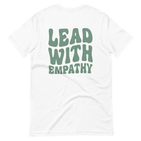 lead with empathy pocket tee