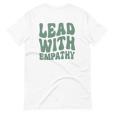 lead with empathy pocket tee