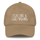 Teacher & Cat Mom hat