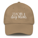Teacher & Dog Mom hat