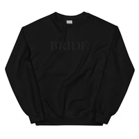 all black bride sweatshirt
